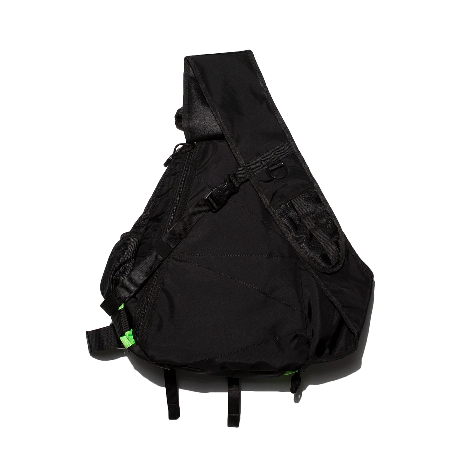 L & T 2000 Sling Bag-Black/Safety Green