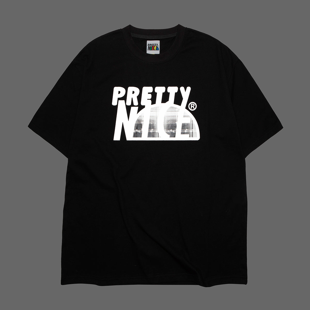 Barbed Reflective Logo Tee-Black