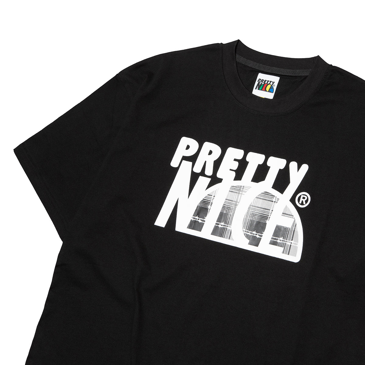 Barbed Reflective Logo Tee-Black