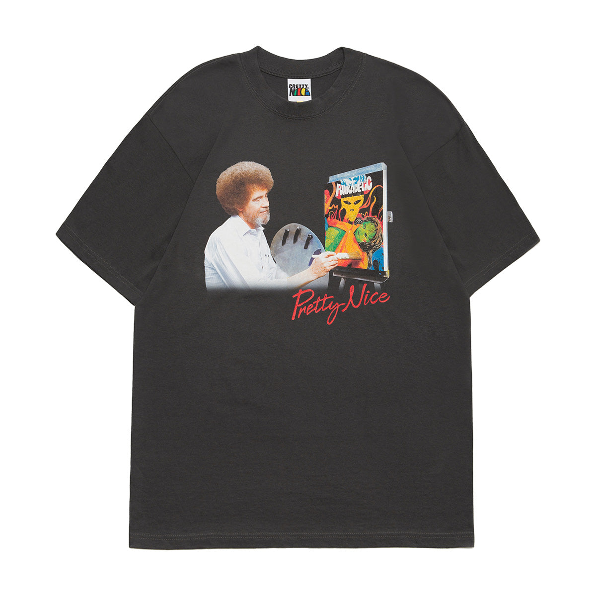 The Joy of Grooving Heavyweight Tee-Charcoal