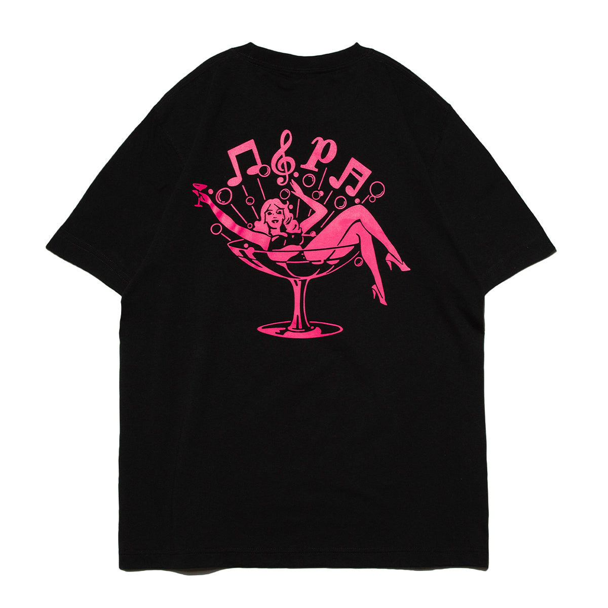 Pin Up Heavyweight Tee-Black