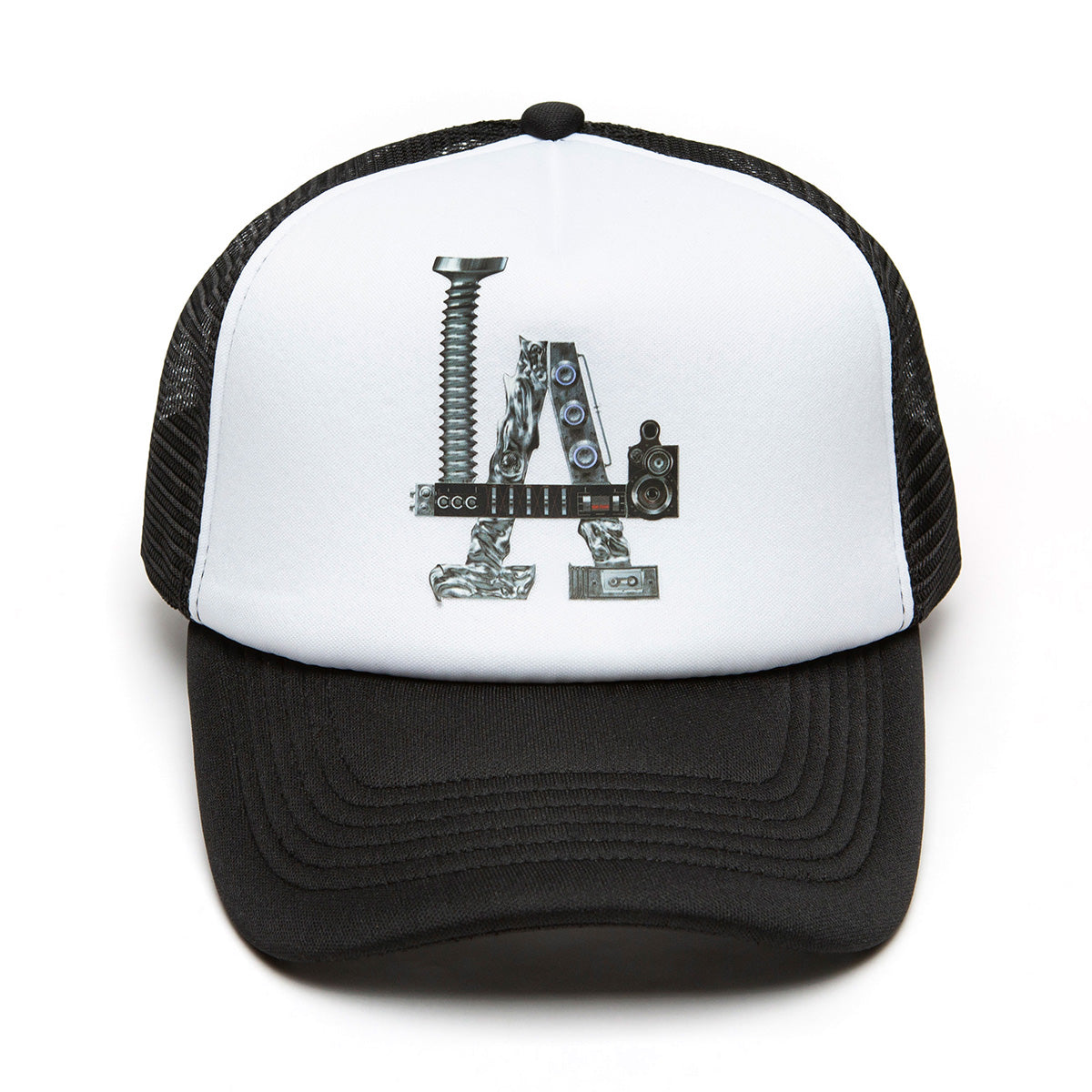 Audio LA Mesh Cap-White/Black