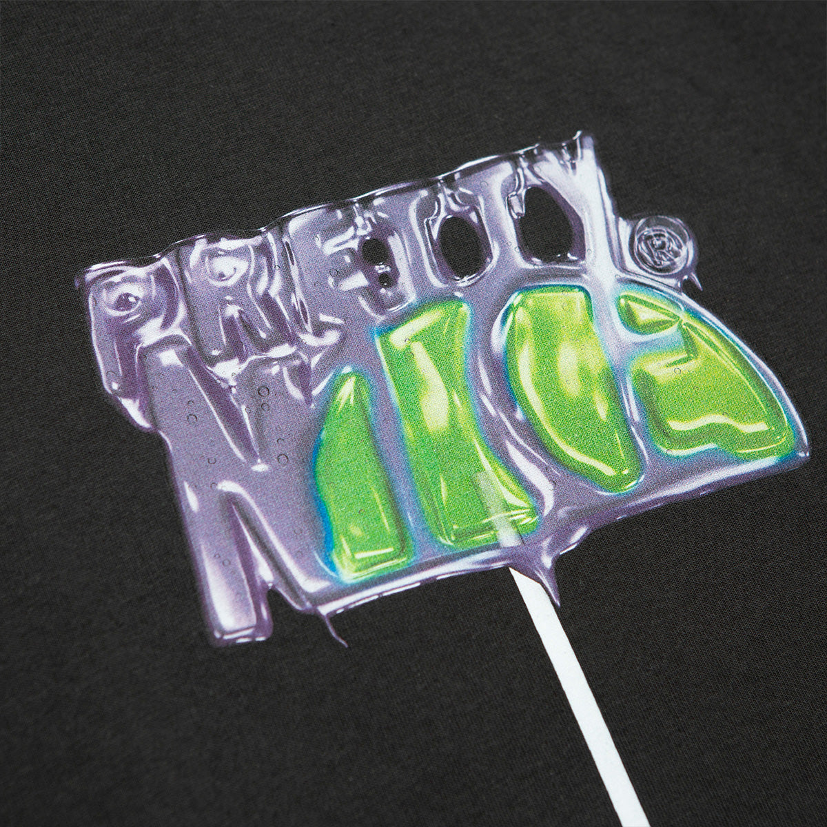D.G.I.T. : Lollipop Logo Tee-Smoke