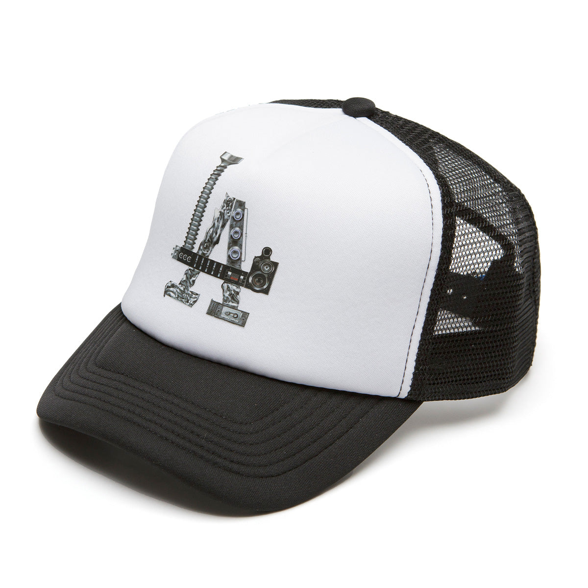 Audio LA Mesh Cap-White/Black