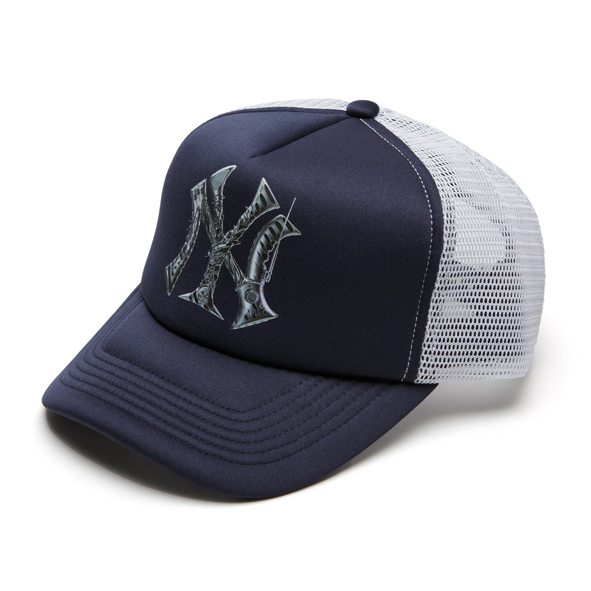 Audio NY Mesh Cap-Navy/White