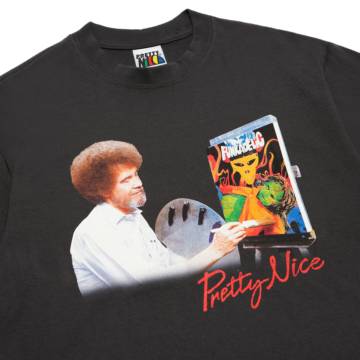 The Joy of Grooving Heavyweight Tee-Charcoal
