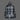 Barbed Reflective Plaid Backpack-Blue