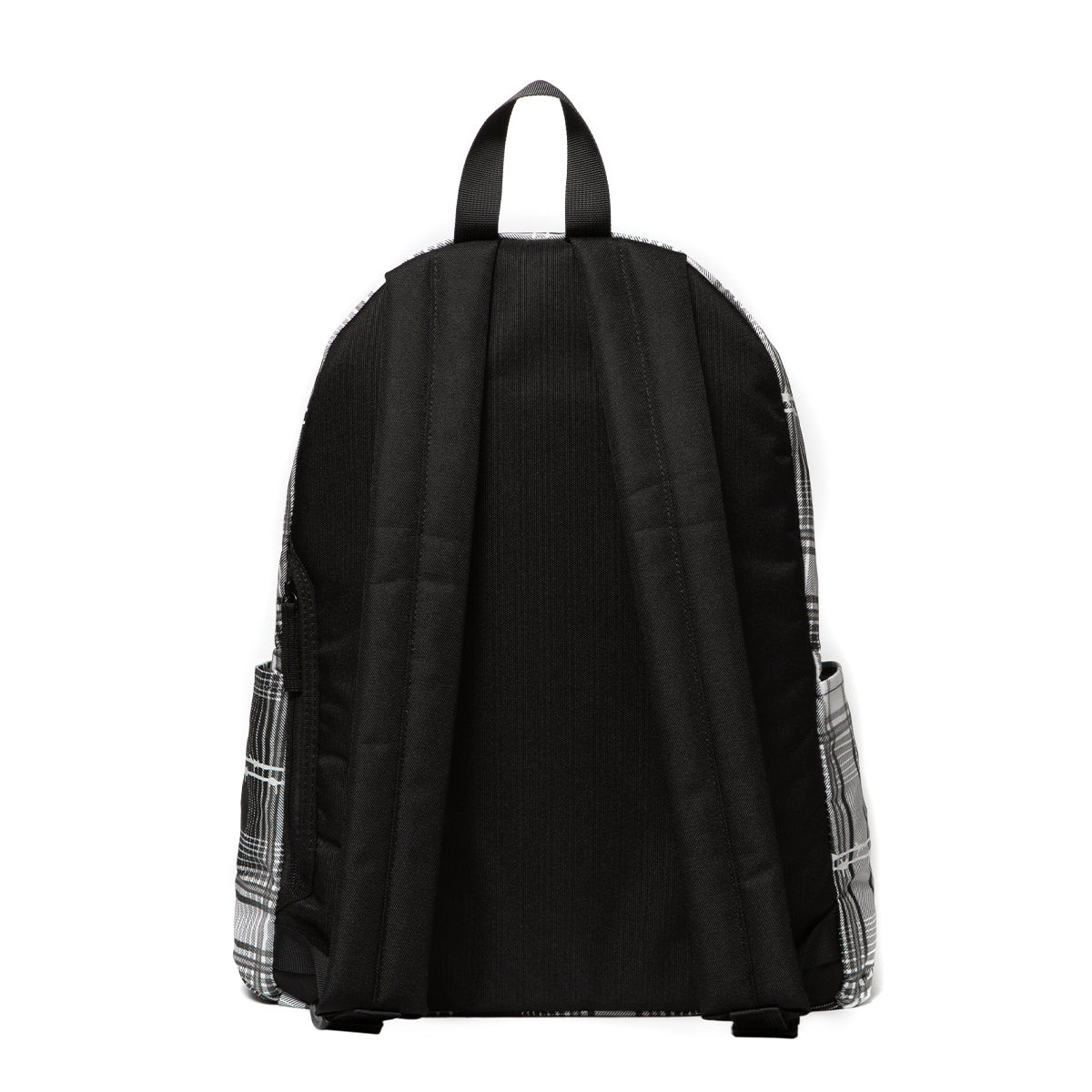 Barbed Reflective Plaid Backpack-Black