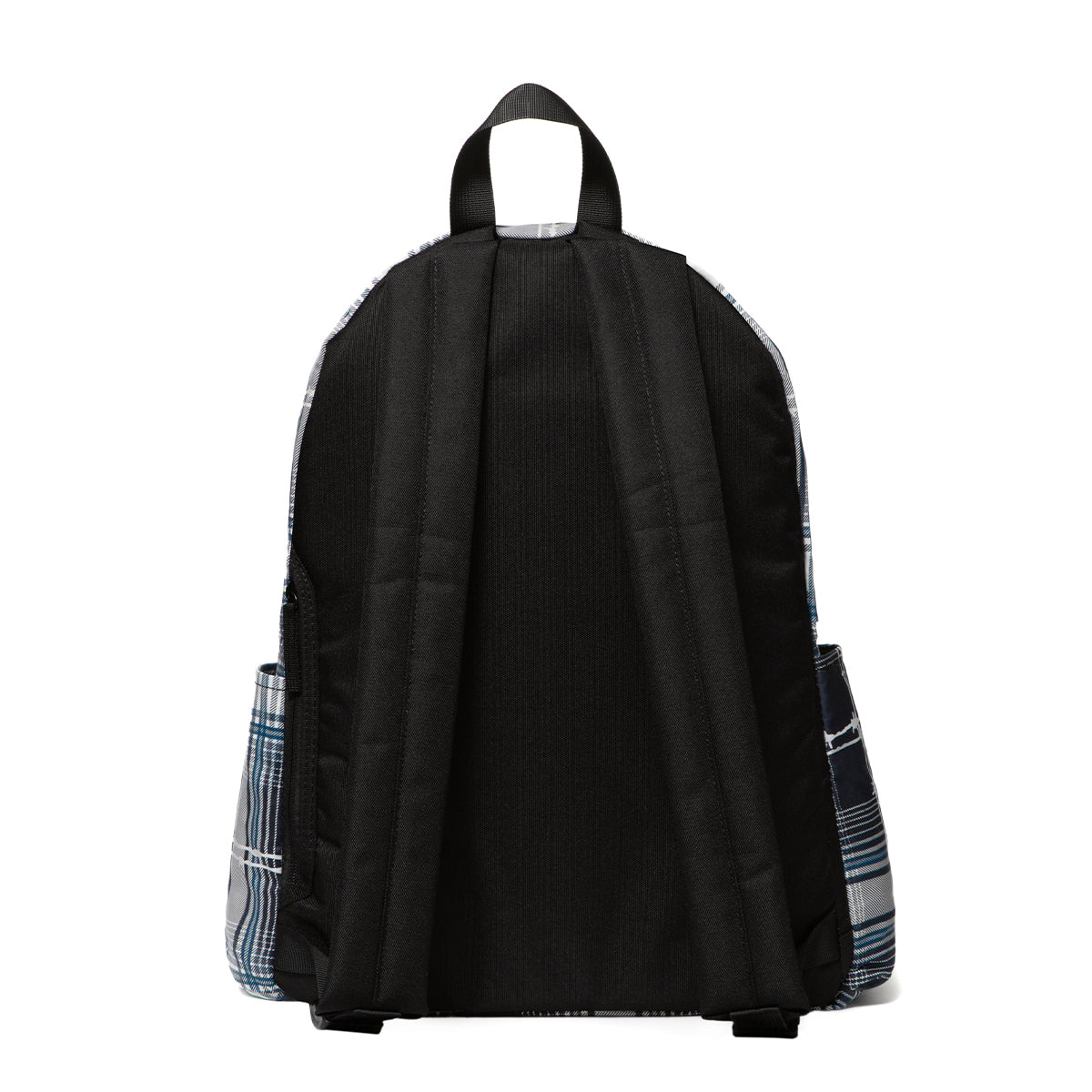 Barbed Reflective Plaid Backpack-Blue