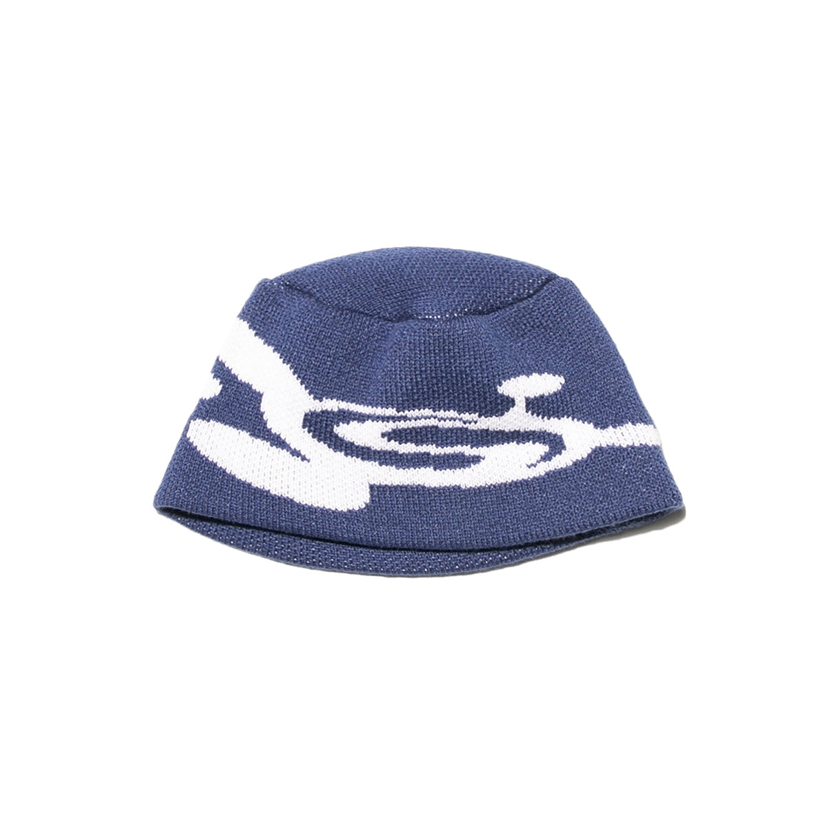 Clubwear Knit Bucket Hat-Blue