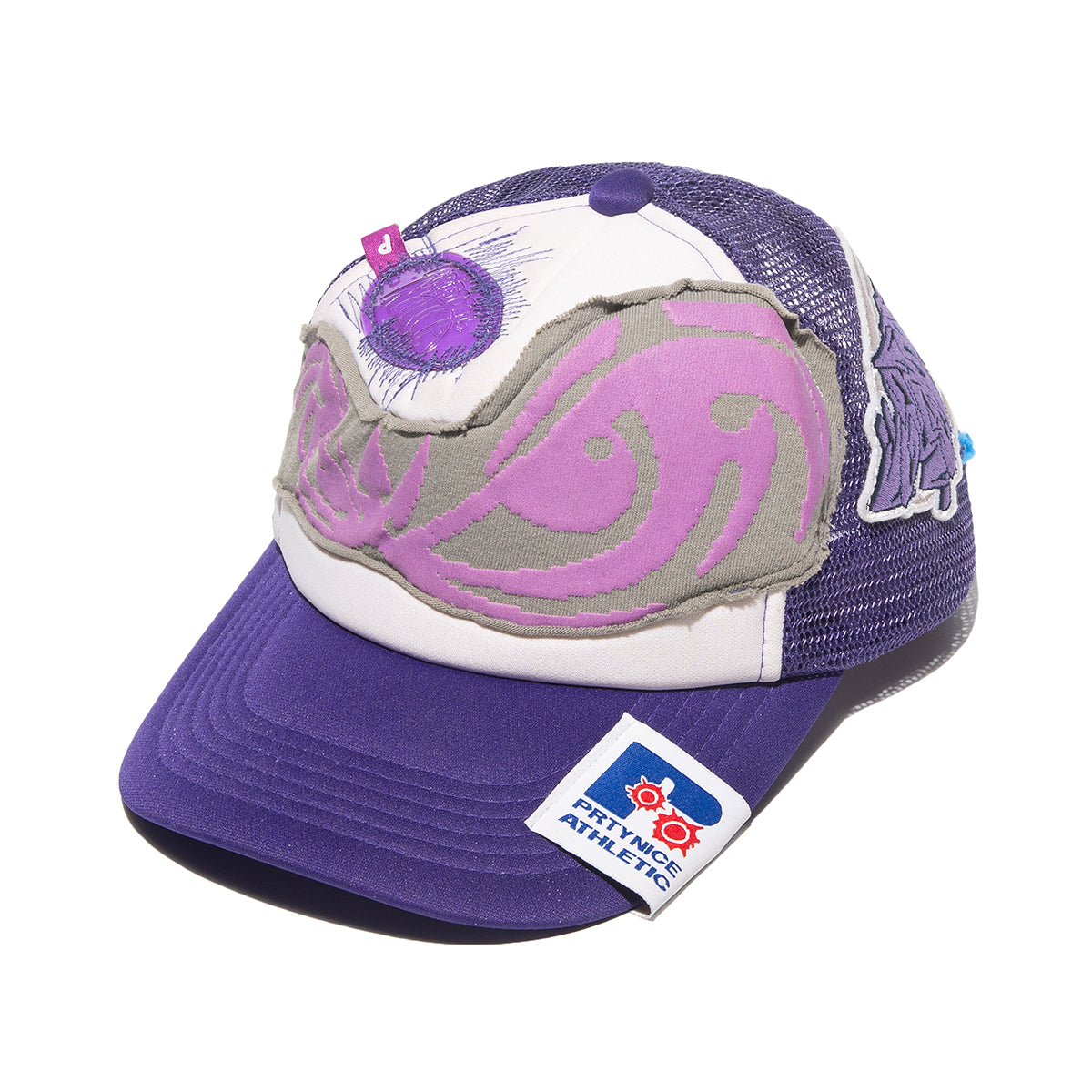 10 Rebuild Mesh Hat-Purple/White 