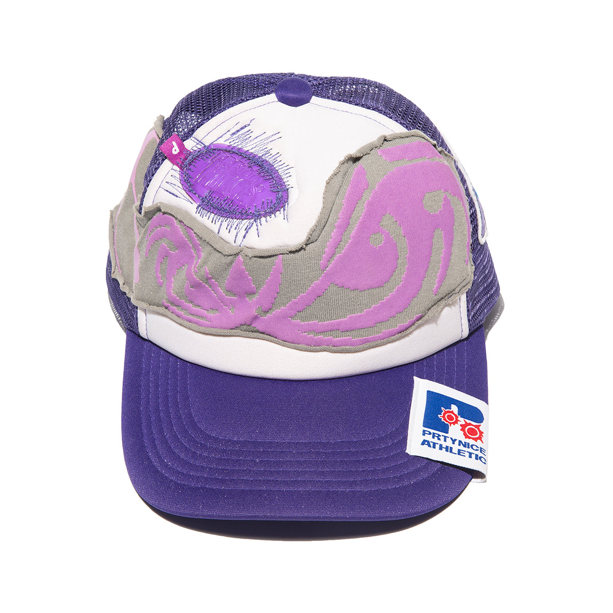 10 Rebuild Mesh Hat-Purple/White 