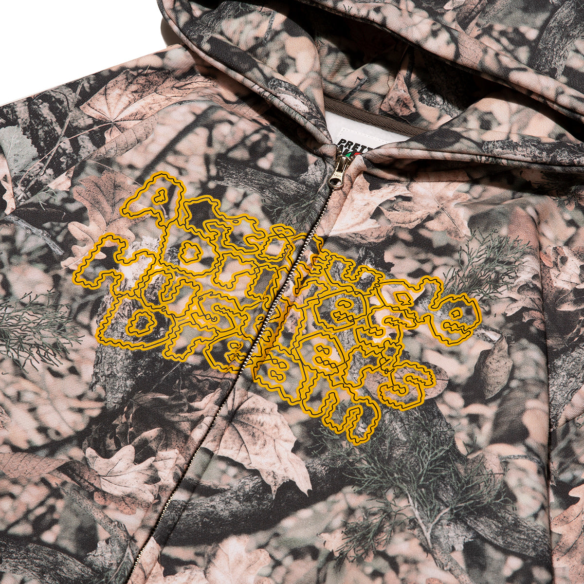 A.D.H.D. Full Zip Hoodie-Forest Camo