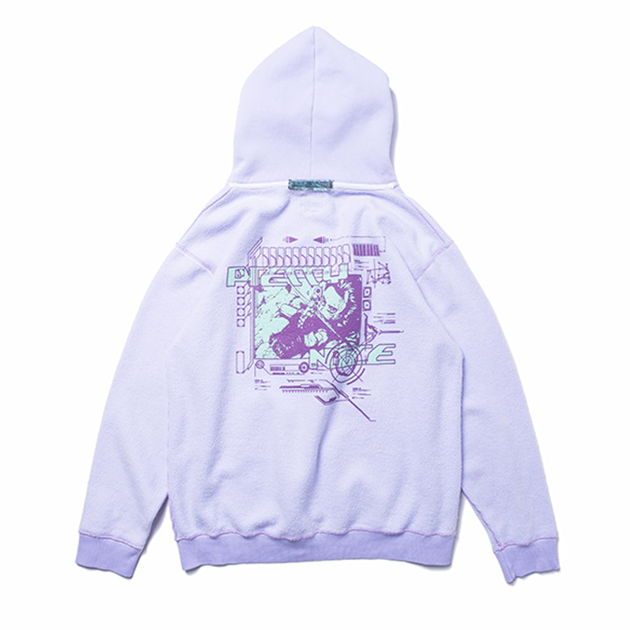 Alita Garment Dye Hoodie-Lavender