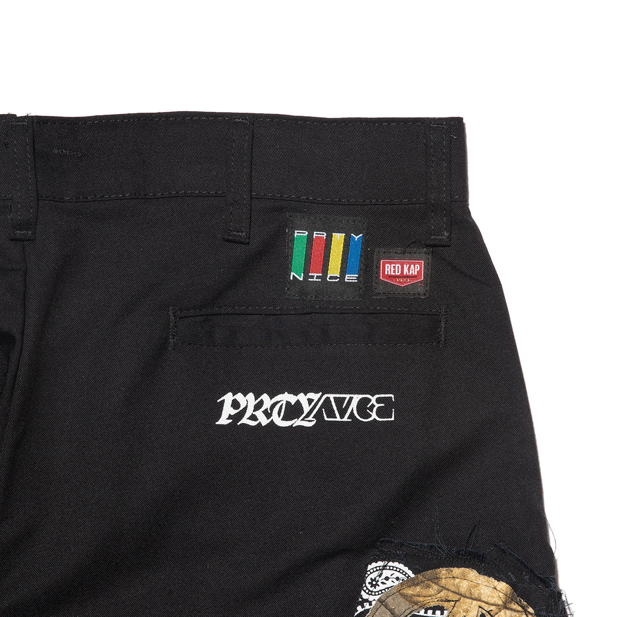 07 Rebuild Cargo Shorts-Black 