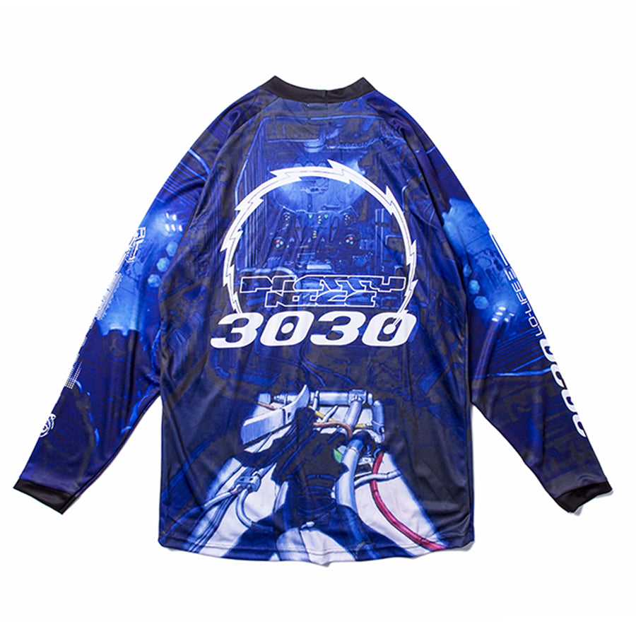 3030 Dirt Bike Jersey-Blue