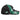 Rotated B Racing Cap-Black/Green