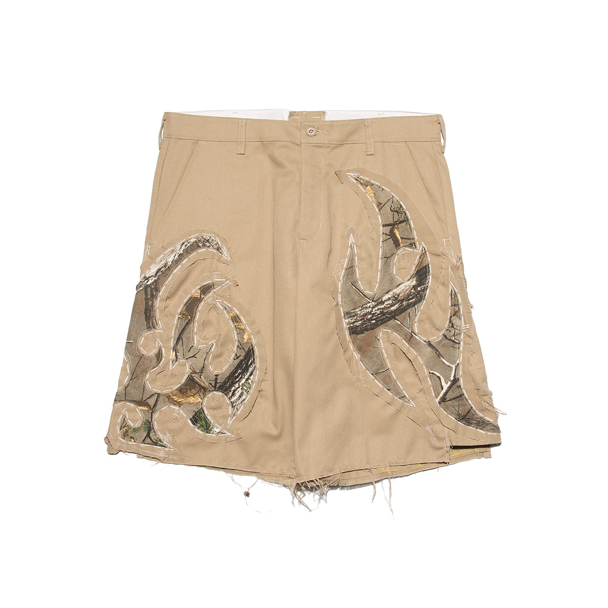 08 Rebuild Cargo Shorts-Khaki