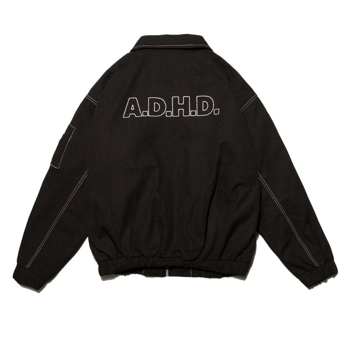 A.D.H.D. Heavyweight Canvas Jacket-Black