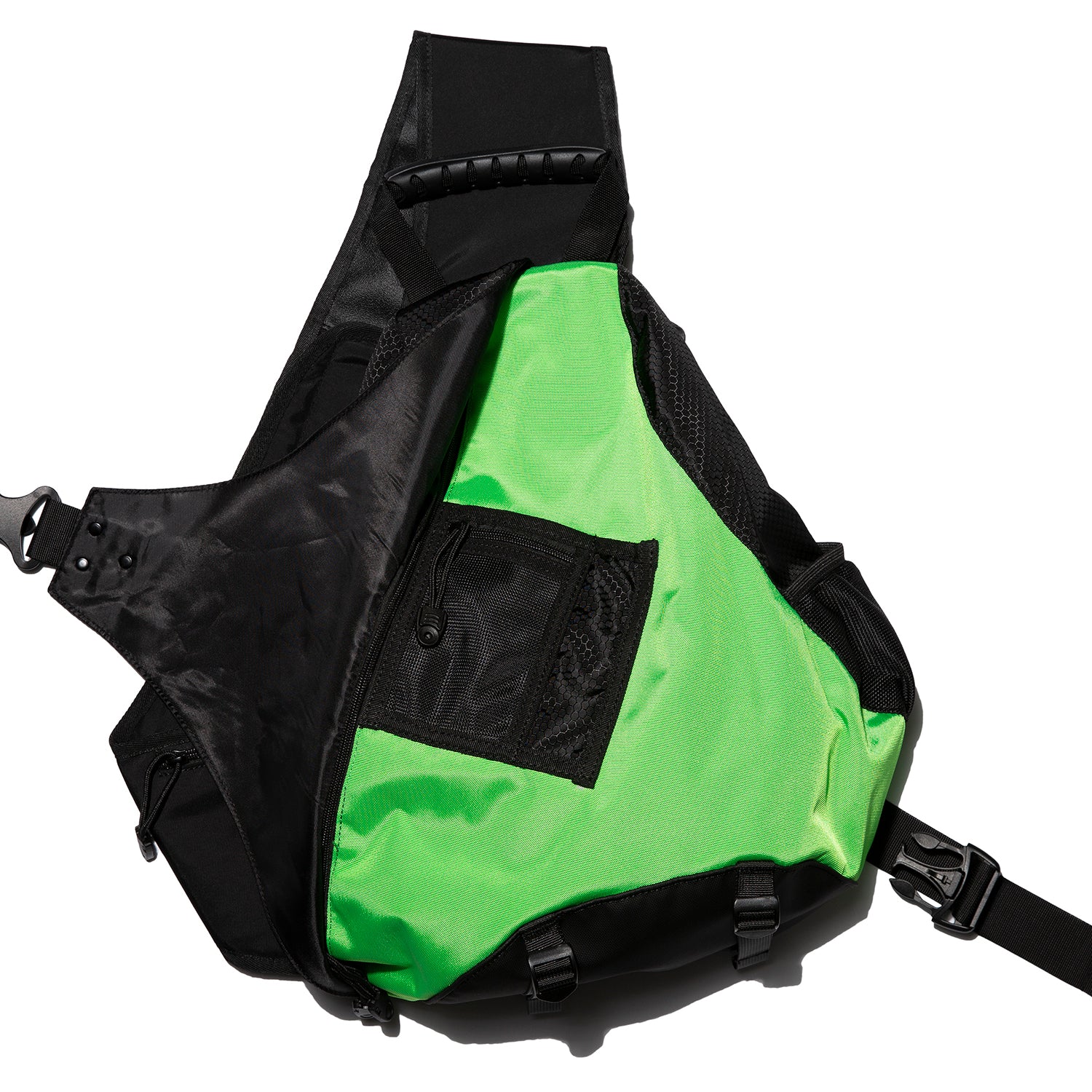 L & T 2000 Sling Bag-Black/Safety Green