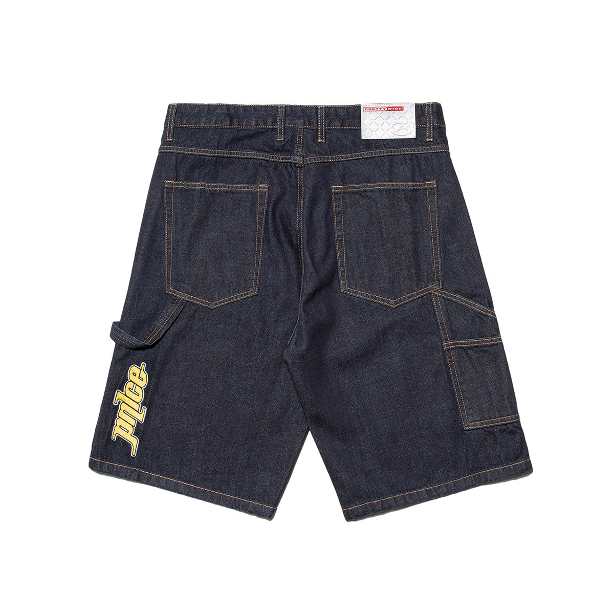 Bounce Loose Denim Shorts-Indigo 