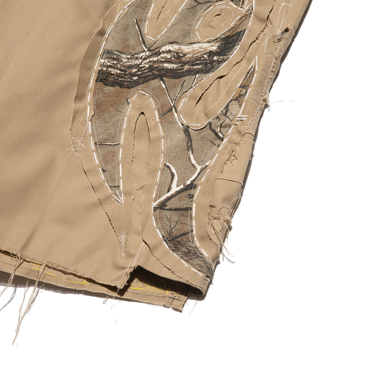 08 Rebuild Cargo Shorts-Khaki