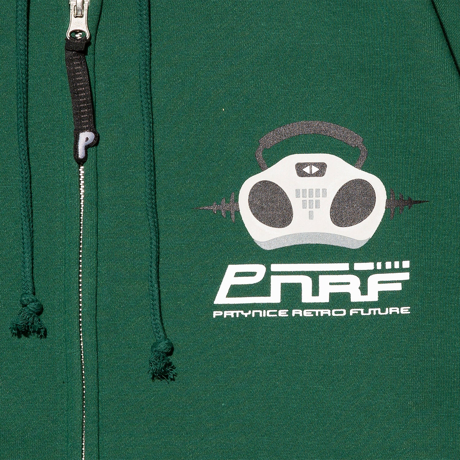 PNRF Zip Up Hoodie-Ivy Green