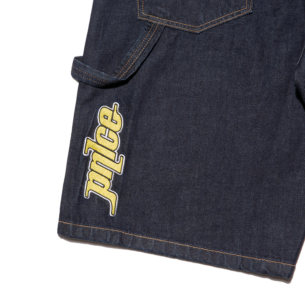 Bounce Loose Denim Shorts-Indigo 